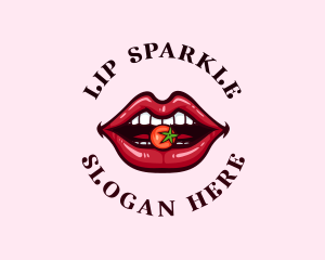 Sexy Lips Fruit logo design