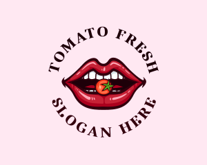 Sexy Lips Fruit logo design