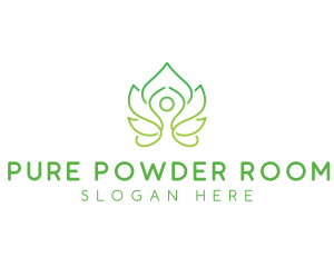 Lotus Yoga Wellness logo design