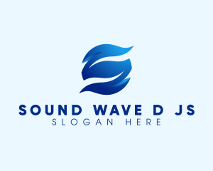 Creative Wave Business Letter S logo design