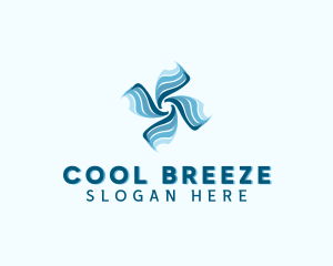 Cooling Wind Propeller  logo design