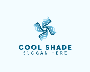 Cooling Wind Propeller  logo design