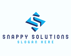 Industrial Firm Letter S logo design