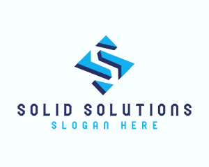 Industrial Firm Letter S logo design