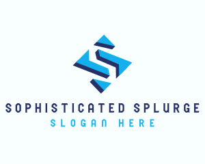 Industrial Firm Letter S logo design