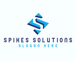 Industrial Firm Letter S logo design