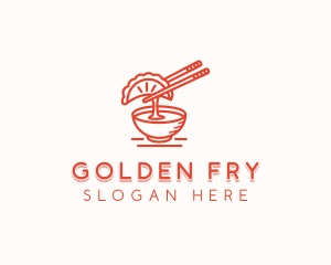 Gyoza Culinary Cooking logo design