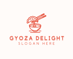 Gyoza Culinary Cooking logo design