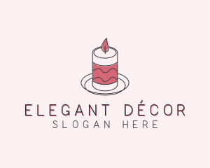 Spa Candle Decoration  logo design