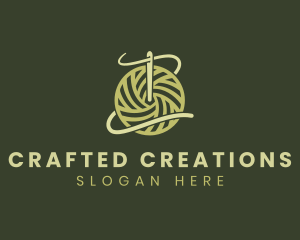 Weaver Needle Yarn logo design