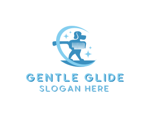 Dog Comb Grooming logo design