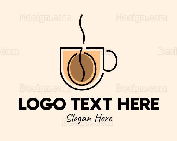 Robusta Coffee Cup Logo