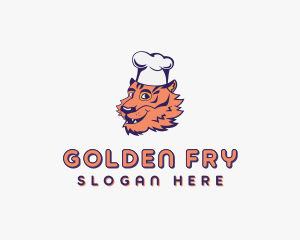 Tiger Chef Cook logo design