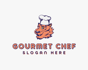 Tiger Chef Cook logo design