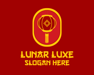 Chinese Lantern Lunar logo design