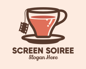 Film Tea Cup  logo design