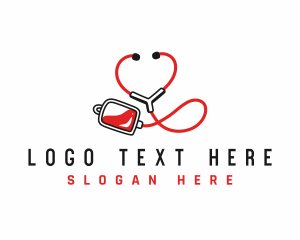 Stethoscope Blood Bag logo