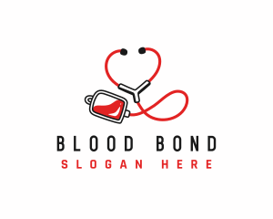 Stethoscope Blood Bag logo