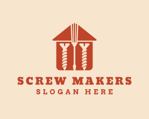 House Screwdriver Screw  logo