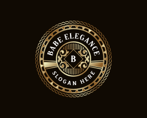 Luxury Art Deco logo design