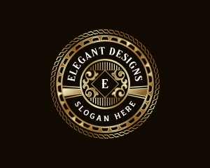 Luxury Art Deco logo design