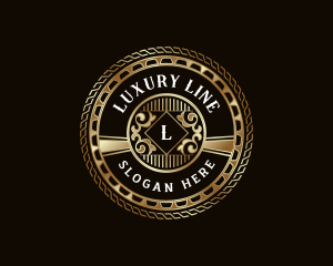 Luxury Art Deco logo design