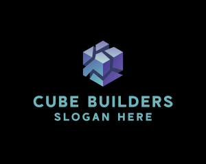 Gaming 3D Cube logo design