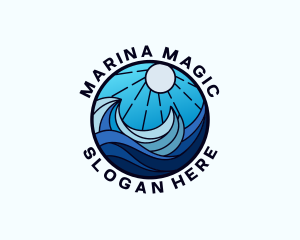 Sea Surfing Resort logo design