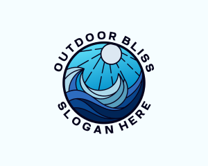 Sea Surfing Resort logo design