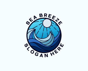 Sea Surfing Resort logo design