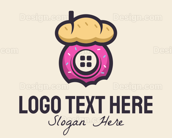 Bread & Donut Bakery Logo