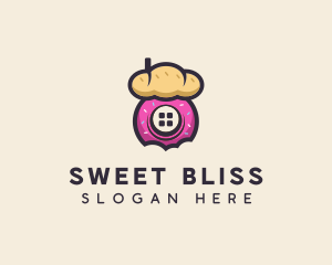 Bread & Donut Bakery logo design