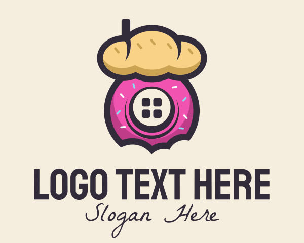 Doughnut logo example 1