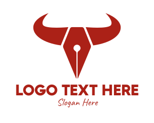 Bull Fountain Pen  logo