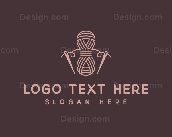 Textile Weaving Yarn Logo