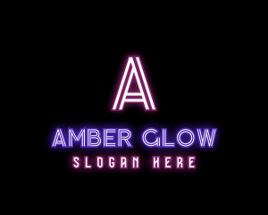 Neon Lights Nightclub logo design