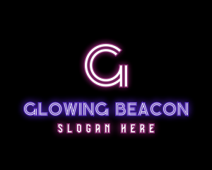 Neon Lights Nightclub logo design