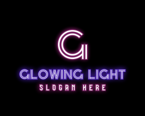 Neon Lights Nightclub logo design