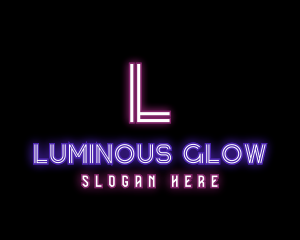 Neon Lights Nightclub logo design