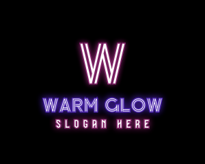 Neon Lights Nightclub logo design