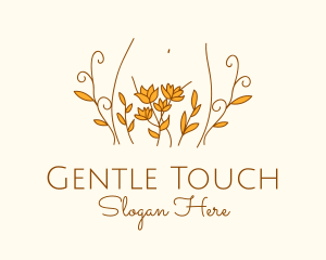 Floral Feminine Body logo design