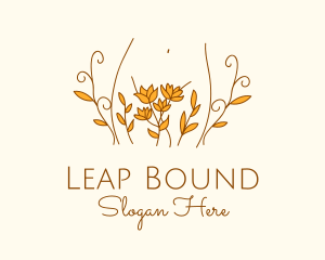 Floral Feminine Body logo design