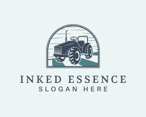 Agricultural Tractor Field Logo