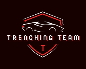 Car Driving Team logo design