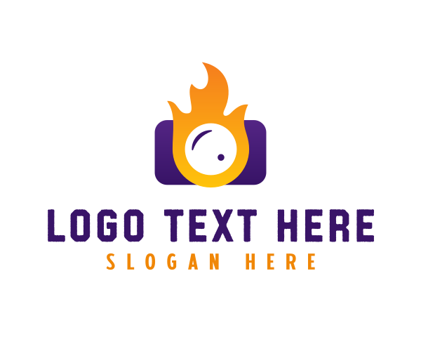Burn logo example 2