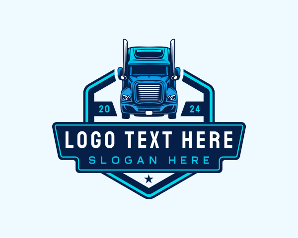 Delivery Truck Logistics logo