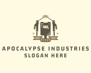 Industrial Fabrication Welder logo design