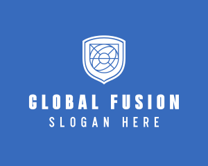 Global Eye Shield logo design