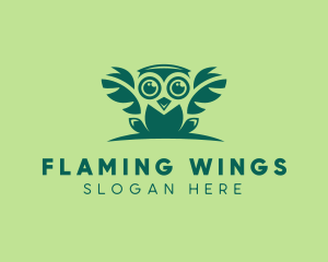 Owl Leaf Wings logo