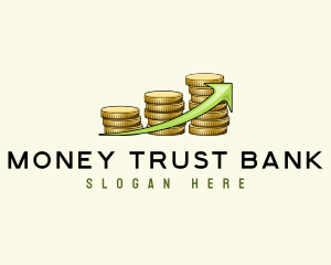 Coin Bank Savings logo design